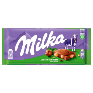 Milka Schokolade Ganze Haselnüsse 100g